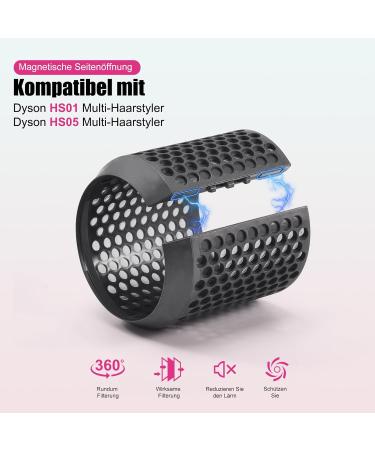 KLS Filter Cover Replacement for Dyson HS01 HS05 for Airwrap Filter Hair Styler Accessories Outdoor Strainer Magnetic Filter Cage Spare Parts - Buy Online on GoSupps.com