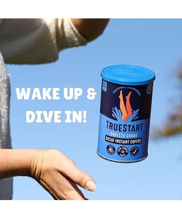 TRUESTART Barista Grade Instant Coffee - Decaf - Pack of 2 - 100g - Buy Online on GoSupps.com