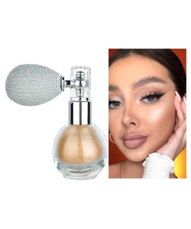 Body Glitter | All-Over Body Glitter Powder Spray for Hair Face and Legs Women Longwearing Makeup Highlighter for Home Dating Traveling Working Gathering Shopping Dtt 2#