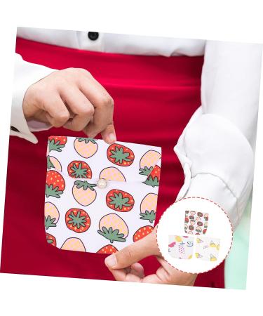 Lurrose 3pcs Napkin & Makeup Storage Travel Organizer Bags - Adorable Period & Tampons Collect Bags for Women - Buy Online on GoSupps.com