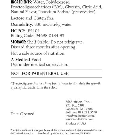 Medical Nutrition USA HyFiber Liquid Fiber with FOS - 32 oz Bottle - Buy Online on GoSupps.com