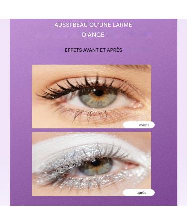  Siuwddee Glitter Mascara for Women | Smudge-Proof Waterproof Lengthening Curling Anti-Stain Mascara for Women Wedding Date Travel Evening Party - Buy Online on GoSupps.com