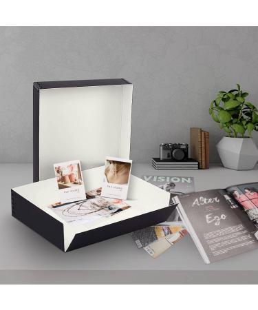 Lineco 9x12 Black Museum Archival Storage Box, Acid-Free, Metal Edge - 2 Pack. Protect Photos, Documents, Crafts - Classic Black - Buy Online on GoSupps.com