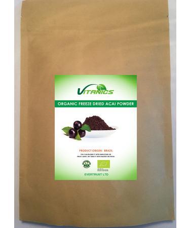 Vitanics Organic Freeze-Dried Finest Acai Berry Powder (500g)