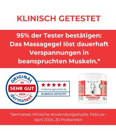 KRETERHOF Horse Balm Duo Set - Warming & Extra Strong (2 x 500ml) for Muscle Relief Joint Care & Back Pain - Effective Massage Solution - Buy Online on GoSupps.com