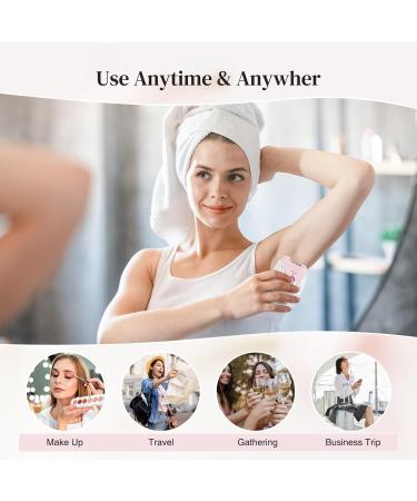 Bubbacare Epilator for Women for Face Legs Arms Armpit Bikini - Pink - Buy Online on GoSupps.com
