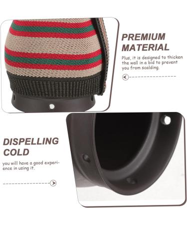 OHPHCALL 1 Set Body Caring Tool Massaging Supply Heat Insulation Wormwood Tool Scraping Tool Scraping Pot Moxibustion Massage Can Moxibustion Tin Neck Cloth Moxibustion Pot - Buy Online on GoSupps.com