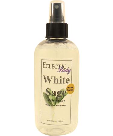 White Sage Body Spray Body Mist for Women with Clean Light & Gentle Fragrance Long Lasting Perfume with Comforting Scent for Men & Women Cologne with Soft Subtle Aroma For Daily Use Double Strength 8 Fluid Ounces