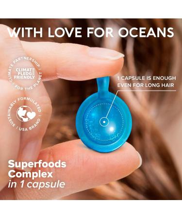 MAREE Hair Serum for Frizzy & Damaged Hair - 2 Pack Keratin & Moisturizing Oil Capsules with Avocado Jojoba & Argan Oil - Leave-in Anti-Frizz Treatment with Vitamins A E & B5 - 6.4 Fl Oz - Buy Online on GoSupps.com