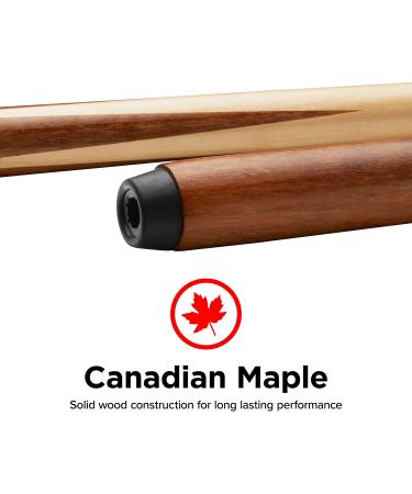 Viper Commercial House 1-Piece Canadian Maple Billiard Pool Cue 57-Inch (21 oz) - Buy Online on GoSupps.com