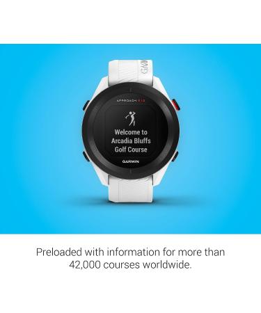 Garmin Approach S12 GPS Golf Watch - White | 42k+ Preloaded Courses | Easy-to-Use | 010-02472-02 - Buy Online on GoSupps.com