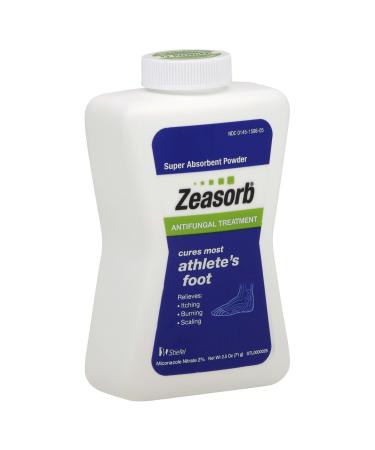 Zeasorb-AF Antifungal Powder 2.50 oz (Pack of 4)