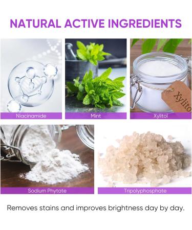 Purple Teeth Whitening Toothpaste - Stain Removal & Colour Correction - Buy Online on GoSupps.com