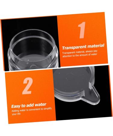 Mipcase 2pcs Ant Water Feeder Tortoise Water Dish Reptile Water Dish Cup Insect House Transparent Acrylic - Buy Online on GoSupps.com