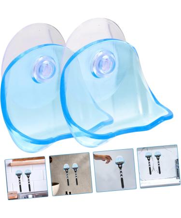 Hakidzel 2-Pack Suction Cup Razor Holder Rack - Wall-Mounted Shaver Storage for Bathroom - Buy Online on GoSupps.com