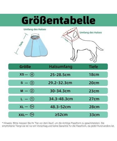Supet Rewkrause Protective Collar for Dogs & Cats - Leak Protection - Blue XL (48-52 cm Neck Circumference) - Buy Online on GoSupps.com