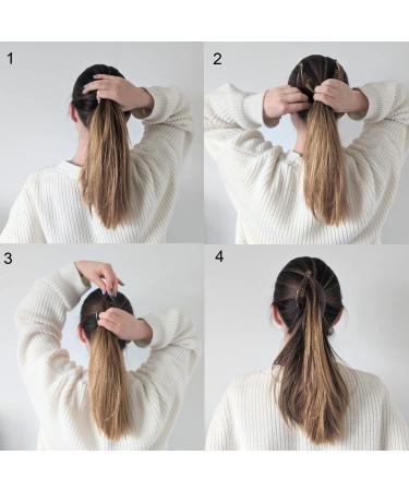 Vintage Banana Hair Clips for Women - Classic Clincher Comb for Thick & Fine Hair - Black/Brown Fishtail Hair Accessories - Buy Online on GoSupps.com