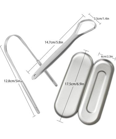 Oruiiju Tongue Cleaner for Adults & Children - Bad Breath Eliminator (3 Pieces with Storage Box) - Buy Worldwide - Buy Online on GoSupps.com