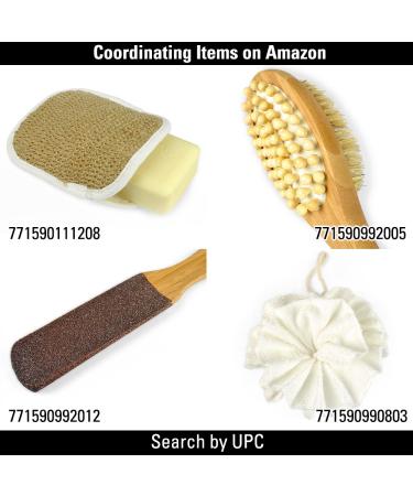 Urban Spa Bamboo Bath Pouf - Natural Exfoliating Shower Sponge - Buy Online on GoSupps.com
