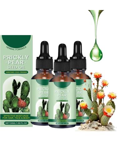 Organic Prickly Pear Seed Oil 50 ml of organic prickly pear seed oil 100% Pure Natural Cold Pressed Organic Prickly Pear Oil for Face Anti-Aging and Anti-Dark Circles (2)