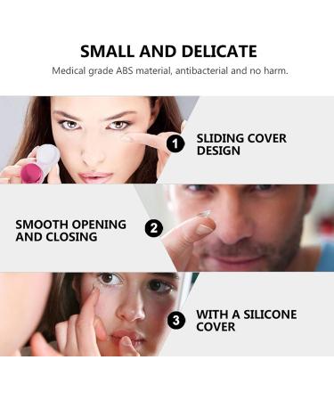 4-Piece Travel Set: Square Glasses Case & Contact Lens Holder | Compact & Invisible Storage Solutions - Buy Online on GoSupps.com