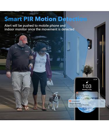ACEBELL 1080P Wireless WiFi Video Doorbell Intercom System | 7''Touch Screen | Motion Detection | No Monthly Fees | Tuya APP Support - Buy Online on GoSupps.com