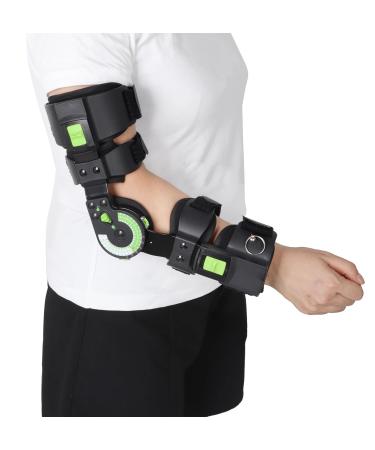 Adjustable Hinged ROM Elbow Brace - Post-Op Stabilizer for Arm Injury Recovery & Support (Right Arm - Buy Online on GoSupps.com
