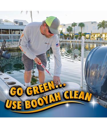 BooYah Clean Aluminum Pontoon Cleaner & Brightener | Eco-Friendly Non-Acid Oxidation Remover for Boats - Buy Online on GoSupps.com