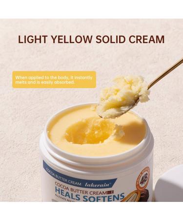 Cocoa Butter Cream for Body & Face Skin Nourishing Deep Moisturising Body Cream Cocoa Butter Moisturiser for Dry Sensitive Skin 100g - Buy Online on GoSupps.com
