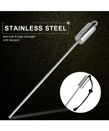 Alomejor Stainless Steel Lobster Stick Scuba Diving Pointer with Lanyard - Black - Buy Online on GoSupps.com