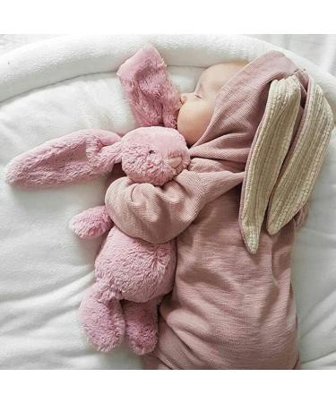 Kids Tales Newborn Baby Winter Warm Rabbit Ear Hooded Romper 9-12 Months - Pink - Buy Online on GoSupps.com