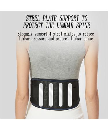 Thermally Self-Warming Magnetic Support Belt for Lower Back - Lumbar Strap & Posture Correction Corset for Seniors | Black Large - Ideal Gift for Comfort & Relief - Buy Online on GoSupps.com