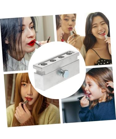 FRCOLOR 2 Sets 4 Hole Lipstick Mold Lip Balm Maker Tool Lip Balm Making Kit Lip Gloss Maker Tool Lip Balm Mold Lip Sticks Lip Balm Diy Kit Lip Stickers Sandwich Aluminum Alloy - Buy Online on GoSupps.com