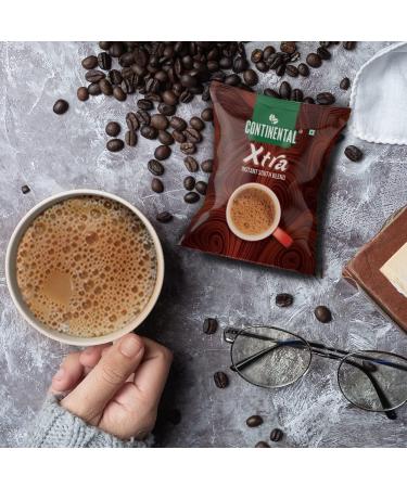 Conti'nental Coffee Continental Xtra Coffee Powder 100G Jar + 100G Refill Pouch Combo | Strongest Instant Coffee | 1 * 100G Jar & 2 * 50G Pouch | 200 Gram - Buy Online on GoSupps.com