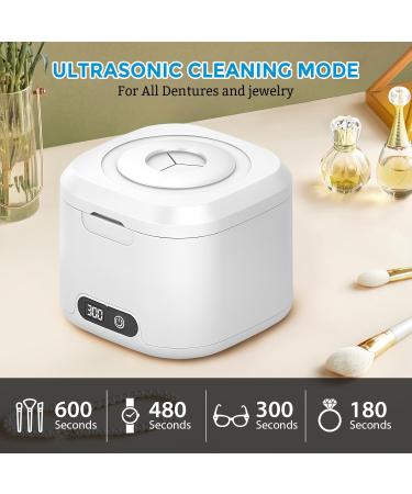  LIROPAU Ultrasonic cleaning device 49000 Hz 340 ml with 6 UV lights and 4 modes ultrasonic cleaner for dental gutter - Buy Online on GoSupps.com
