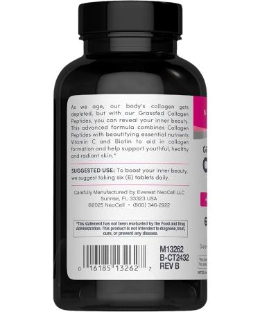 NeoCell Super Collagen + Vitamin C & Biotin 270 Tablets - Hair, Skin, Nail Support Dietary Supplement - Buy Online on GoSupps.com