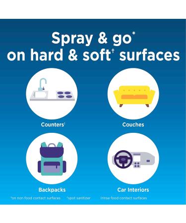 Clorox Disinfecting Mist Lemon & Orange Blossom Starter Kit - 1 Spray Bottle, 1 Refill - 16 Fl Oz (Pack of 2) - Buy Online on GoSupps.com
