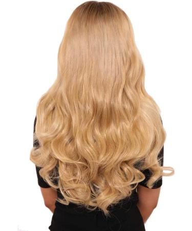 Lullabellz Super Thick Natural Wavy Clip In Hair Extensions 5-Piece 22-Inch Length Jet Black - Buy Online on GoSupps.com