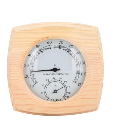 Sauna accessories sauna-wood-digital thermometer hygrometer moisturizer shows the current temperature and the state of humidity 5.19 inches