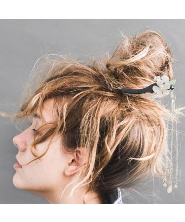 LALAFINA Hairpin Hair Sticks for Buns Chopsticks for Hair Vintage Hair Pin Hair Bun Pin Flower Hair Pin Hair Bun Stick Hair Accessory for Women Long Hair Pin China Ebony Miss Wood - Buy Online on GoSupps.com