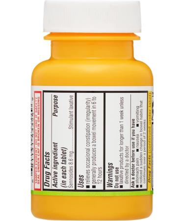 Equate Natural Vegetable Laxative Sennosides Tablets - 100 Count for Gentle Overnight Constipation Relief & Digestive Health | Fast International Shipping - Buy Online on GoSupps.com