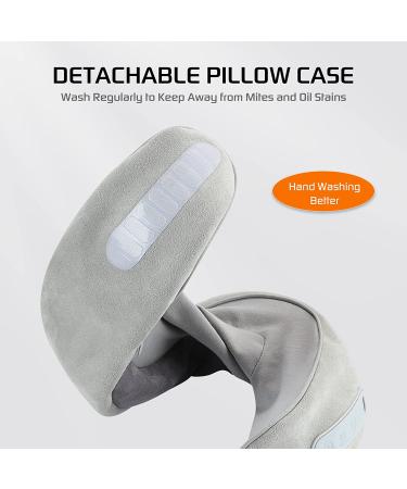 CONQUECO Shiatsu Neck and Back Massager with Heat - Rechargeable Cordless Soft 3D Kneading Beads for Pain Relief - Perfect Gift for Cervical Relaxation at Home or Office - Buy Online on GoSupps.com