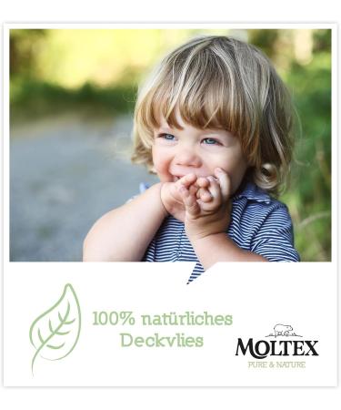 Buy Moltex Pure & Nature Eco Diapers Size 3 Midi - 132 Organic Diapers (4-10 kg) | Monthly Box | Eco-Friendly Shipping Worldwide - Buy Online on GoSupps.com