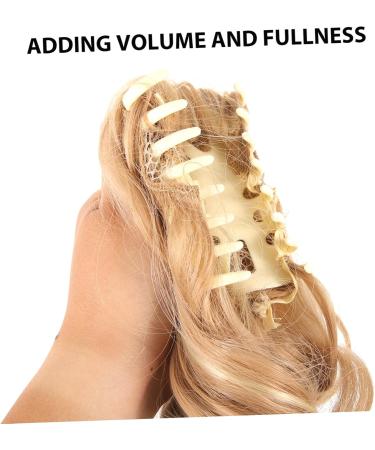 Ipetboom High temperature wire long hair piece ponytail Miss curly women headdress extend natural natural looking hair extensions Hair piece curly bang wig human hair - Buy Online on GoSupps.com