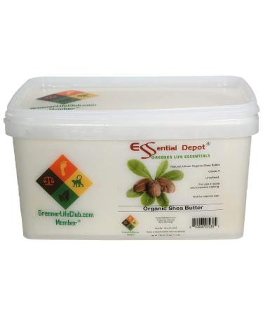 Organic Grade A Unrefined Shea Butter - 14 lbs in 2 x 7lb Greener Life Boxes - Buy Online on GoSupps.com