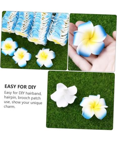 Beavorty 100 Pcs Frangipani Accessories Petals for Wedding Beach Hair Flower Diy Hairband Part Bride Bouquet 1 count (Pack of 1) Sky-bluex2pcs - Buy Online on GoSupps.com