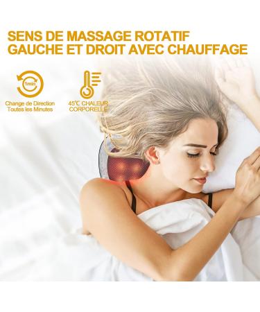 Buy Takrink Shiatsu Massage Pillow - 8 Knots Adjustable Speeds Remote Control | Ideal Gift for Parents & Women - International Shipping Available - Buy Online on GoSupps.com