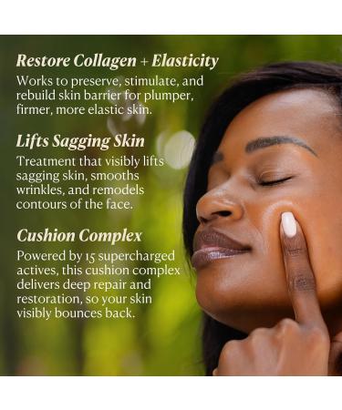 Nakery Collagen Cushion Pressed Serum Anti Aging Face Cream and Hydrating Serum with Retinol and Peptides Skin Tightening Cream for Wrinkles and Stretch Marks Smooths Texture Made in USA - Buy Online on GoSupps.com