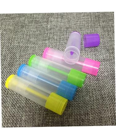 50pcs Clear Lip Balm Containers for DIY Makeup Handcraft - Lightweight Empty Gloss Tubes with Portable Lipstick Cap - ADOCARN - Buy Online on GoSupps.com