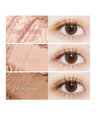 Dasique Shadow Palette 07 Milk Latte - Cruelty-Free - 9 Matte and Shimmer Shades with Pearls - Buy Online on GoSupps.com